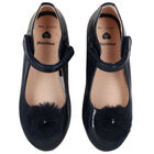 حذاء جلد بنات باللون الأحمر, 2, hi-res